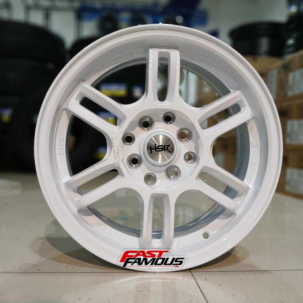 Velg rpf1 R15 baut 4 warna putih mobil sigra avanza mobilio ayla brio vios dll velg R15 baut 4