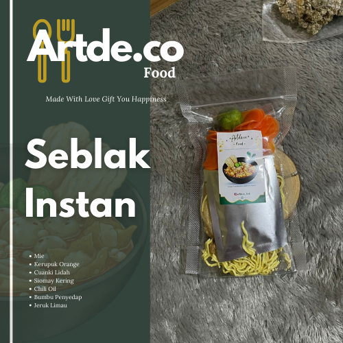 

ARTDE.CO FOOD - SEBLAK INSTAN - SEBLAK INSTAN PREMIUM - SEBLAK BANDUNG - SEBLAK CHILI OIL