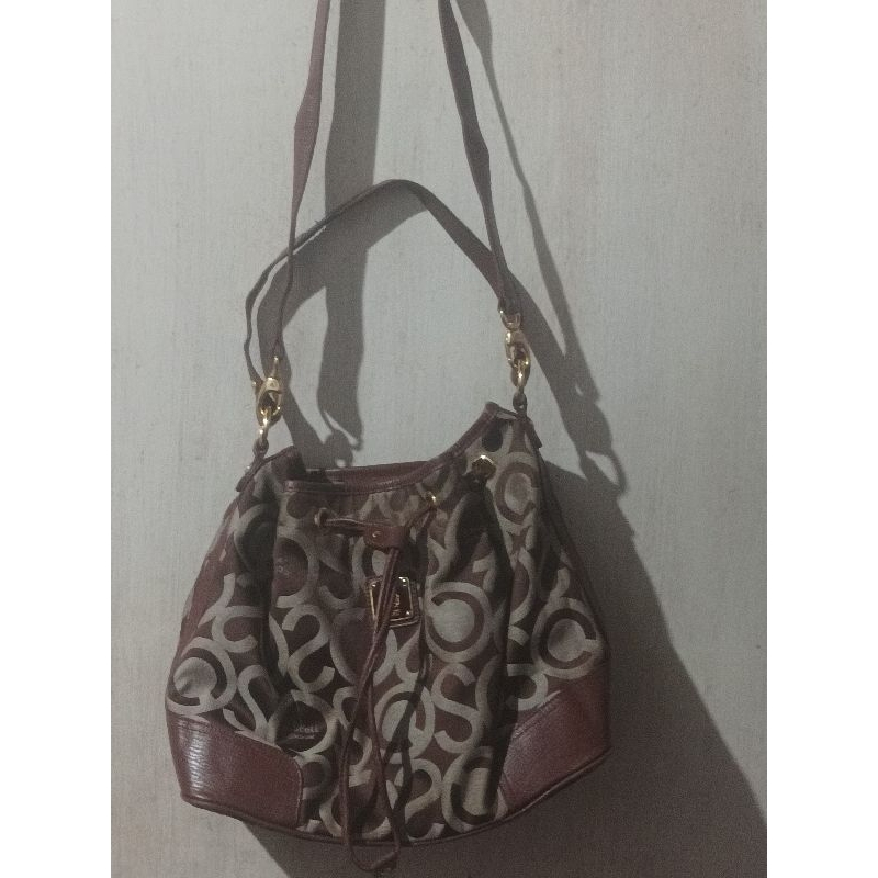 Tas serut Kulit Asli Kulas Kanvas Saint scott