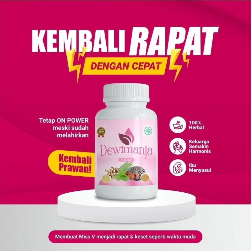 [BIG PROMO] Dewi Manja Perapat Dan Pengencang Miss V Permanen Dan Alami