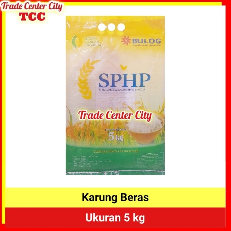 Karung Beras Bahan Plastik Laminasi 5 kg