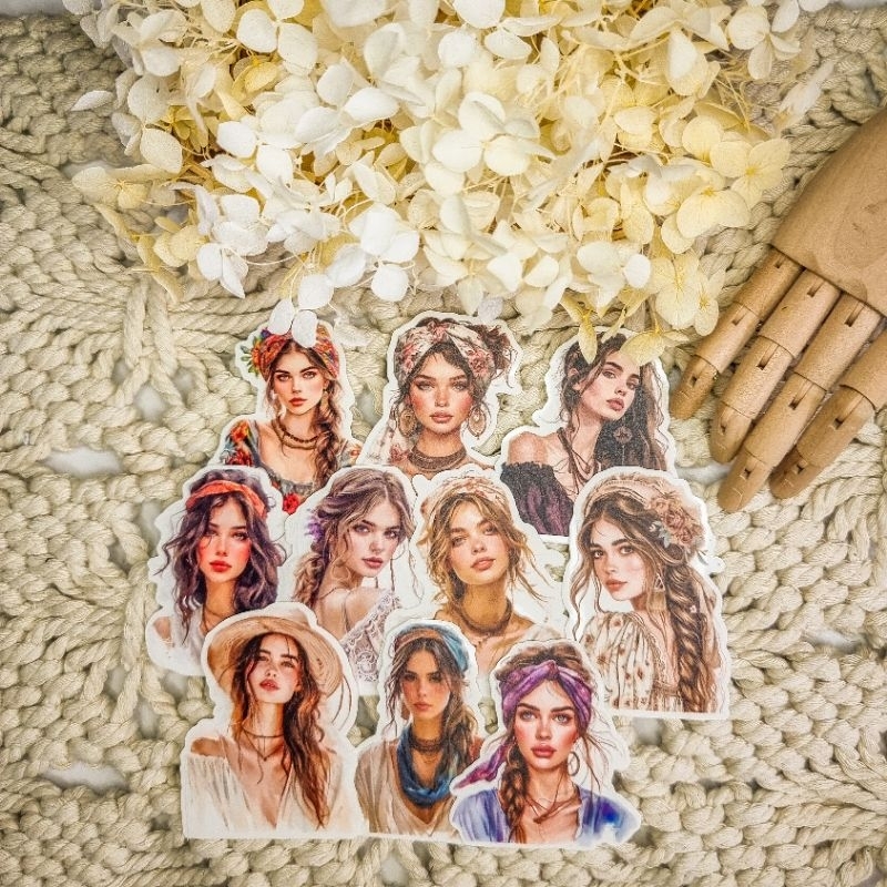 

Bohemian Girl Sticker
