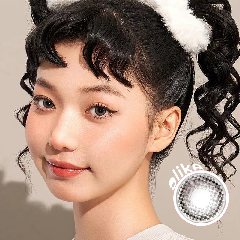 (COD) contact lens ELIKE 1 PCS / SETENGAH PASANG warna diameter 14.3 MM softlens mata soflent normal