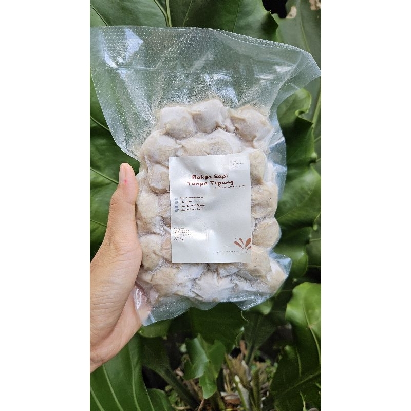 

Bakso Sapi Tanpa Tepung, Gluten Free, Frozen isi 50 pcs