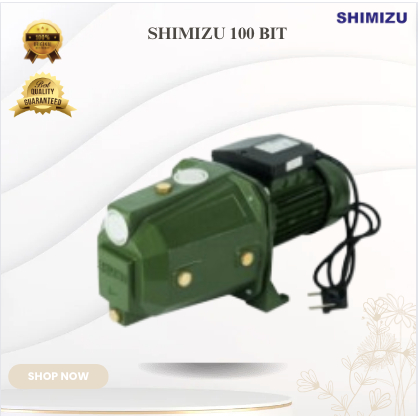 SHIMIZU WATER PUMP SEMI JET 100 BIT NON AUTO/100BIT/100-BIT/100 BIT/SHIMIZU WATER PUMP SEMI JET ORI