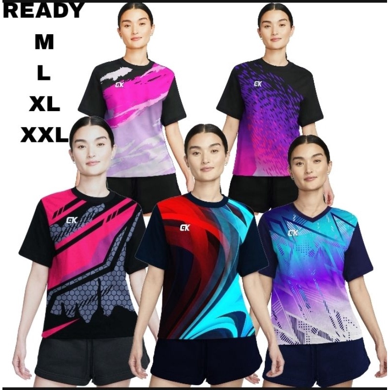 MALL COD KAOS OLAHRAGA WANITA JUMBO BAJU VOLI CEWEK JERSEY VOLLY WANITA PREMIUM BAJU BADMINTON BAJU 