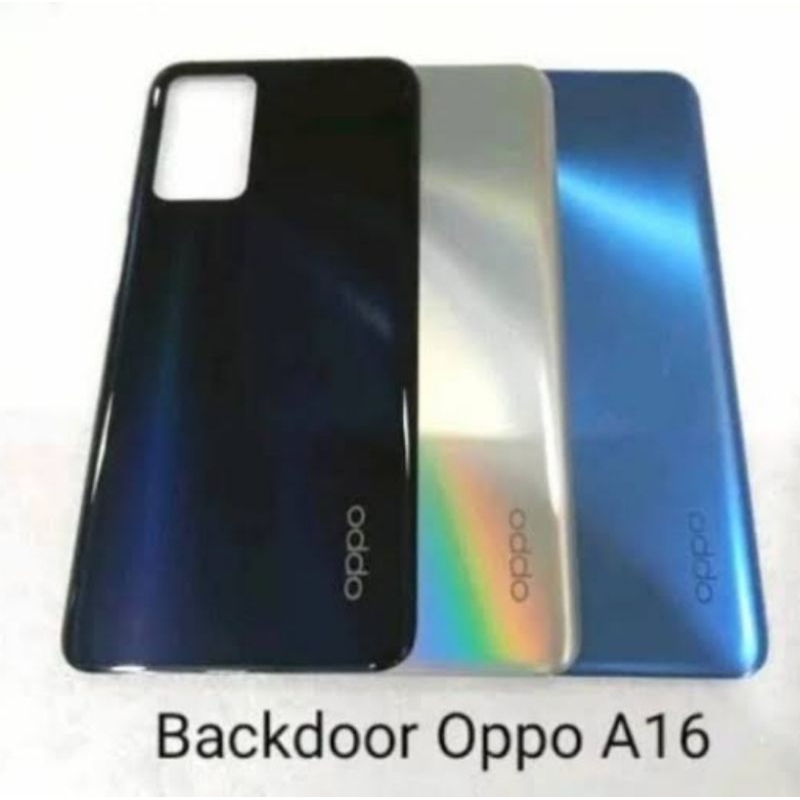 BACKDOOR OPPO A16/TUTUP CASING OPPO A16 WARNA RANDOM