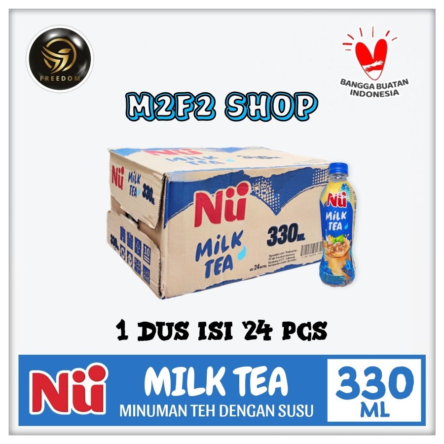 

NU Milk Tea | Teh Rasa Susu Original Botol Pet - 330 ml (Kemasan Karton)