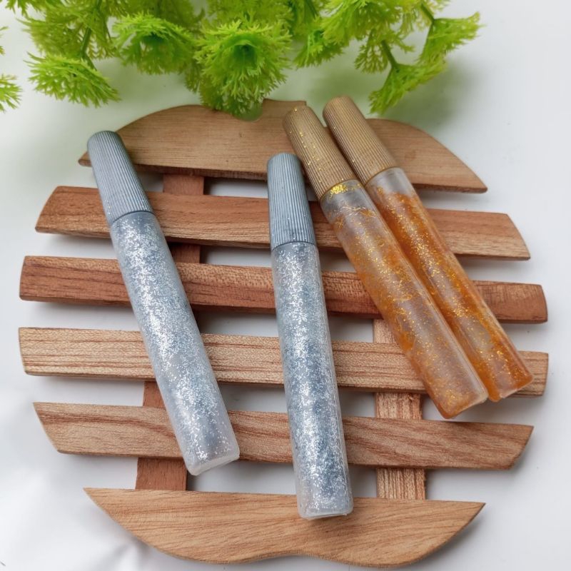 

1 Pcs Lem Glitter Gold dan Silfer