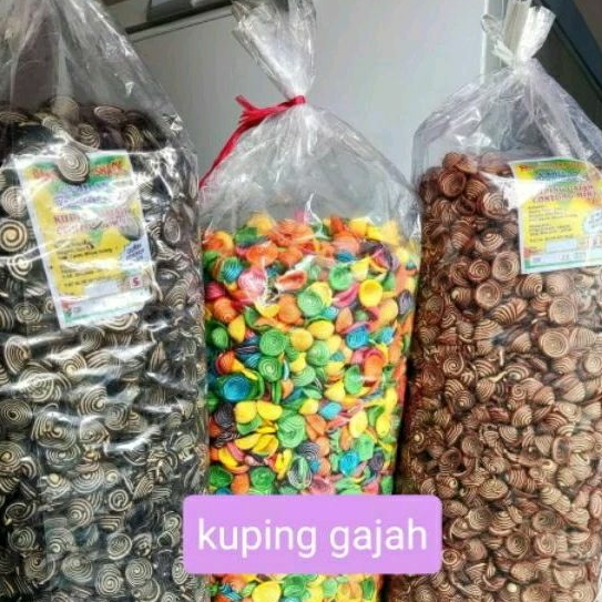 

kuping gajah coklat 250gr /500gr