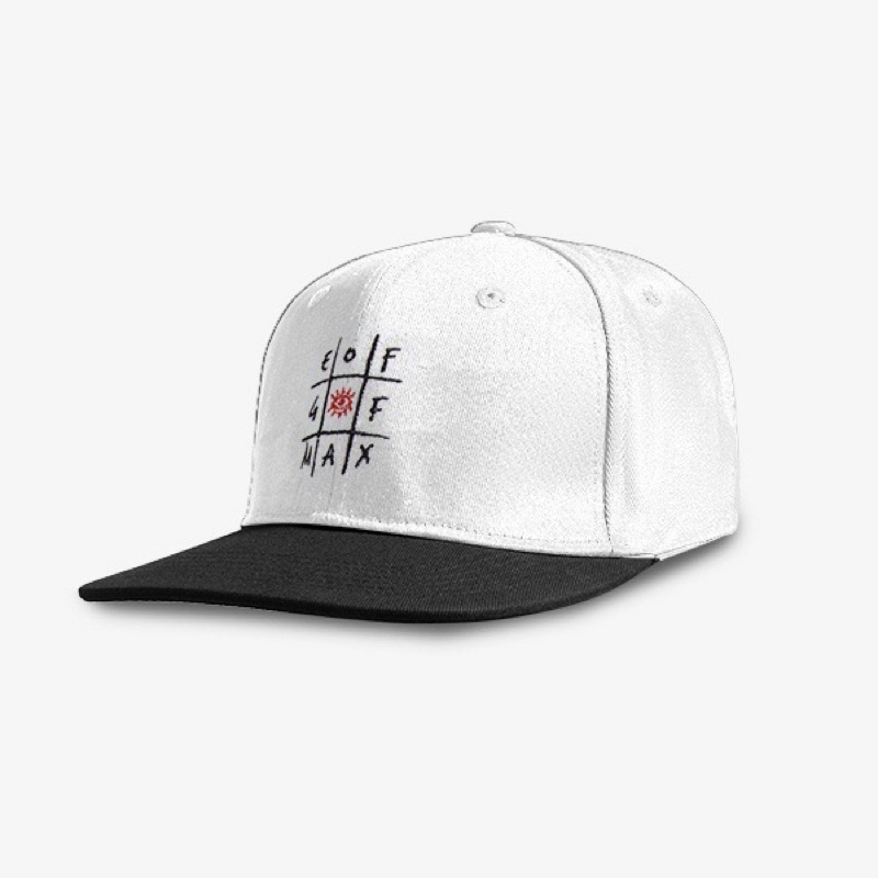 Topi Geoff Max Original - Seeye Black White | Cap | Snapback | Topi Unisex