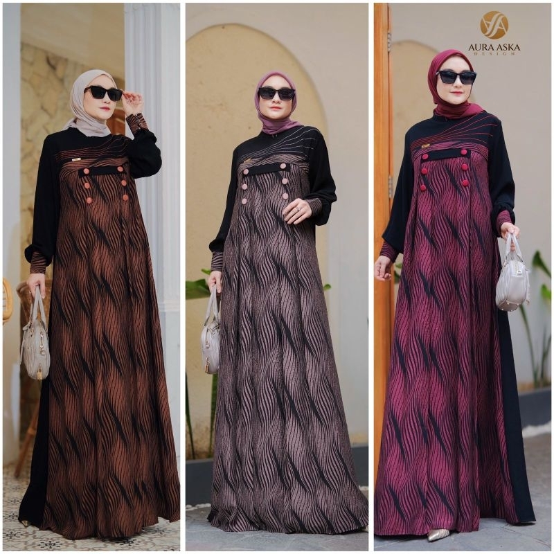 LYODRA DRESS BY AURA AZKA DESAIGN GAMIS TERBARU