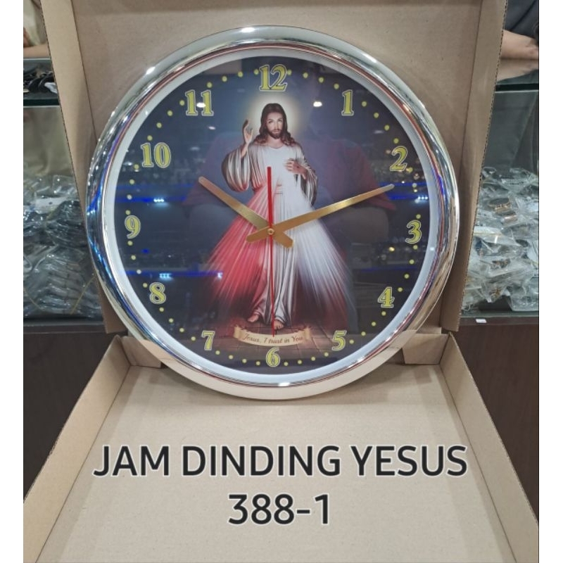 Jam Dinding Gambar Yesus 388