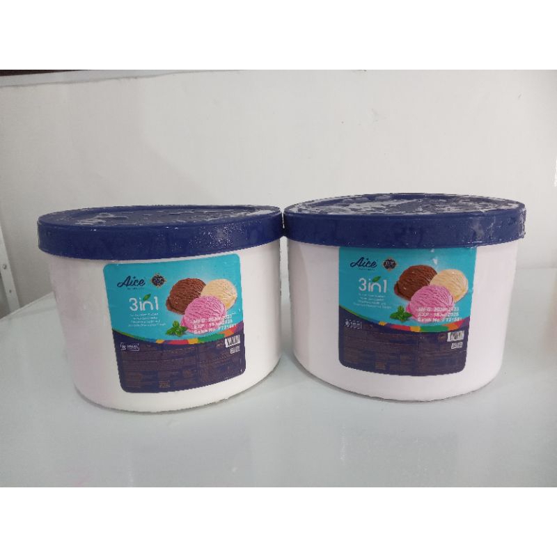 

AICE 3IN1 5 LITER STRAWBERY | VANILLA | CHOCOLATE
