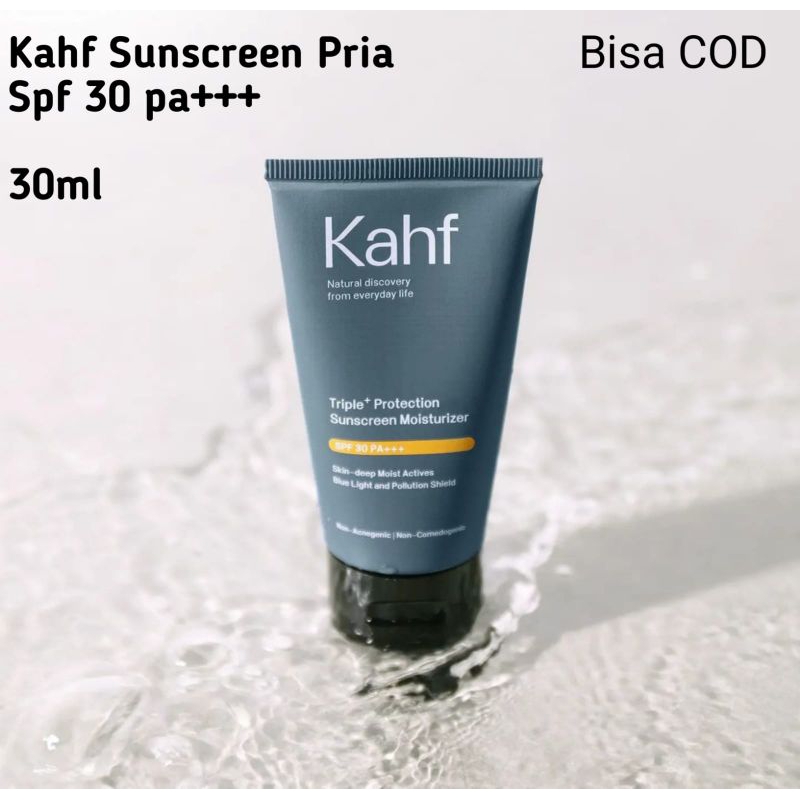 Kahf Sunscreen Moisturizer Pria Spf 30 pa++ 30ml