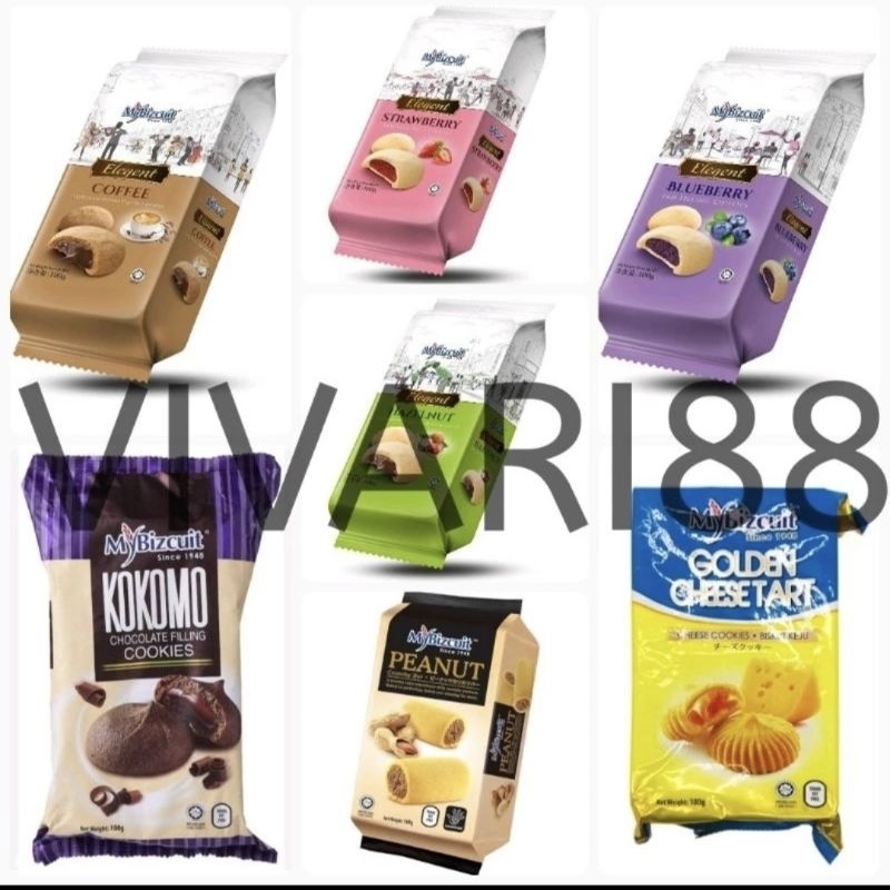 

MyBizcuit - Convi Pack 80gr / Choco Peanut / Golden Cheese Tart / Peanut Crunchy / Kokomo