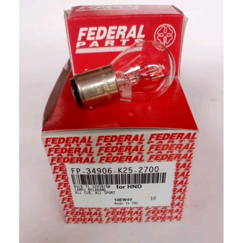 Federal part Dop stop/Bohlam lampu belakang motor beat/Vario