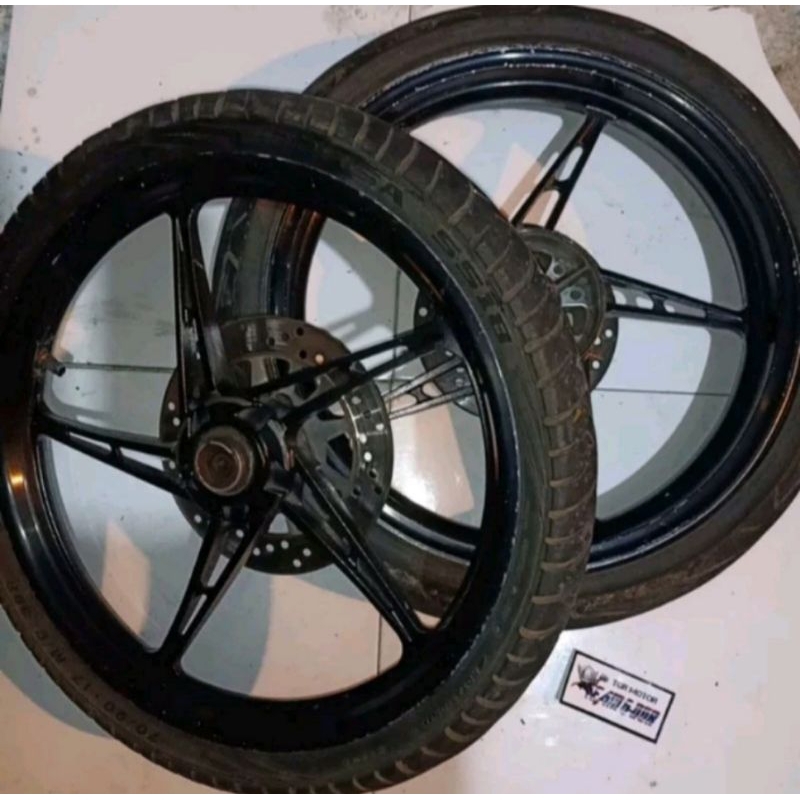 velg velk lingkaran roda depan belakang original yamaha jupiter mx 135 new