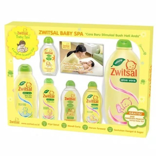 Zwitsal Baby Spa Gift Box Set Peralatan Mandi Bayi terlaris
