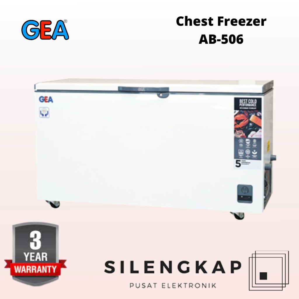 Chest Freezer GEA AB-506-R / Freezer Box Daging GEA 420 Liter