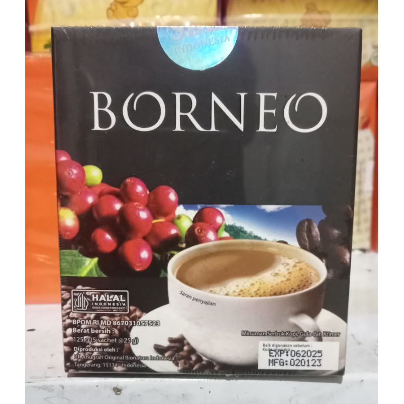 

KOPI Herbal/BORNEO isi 5 sachet