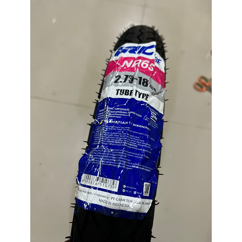 ban irc nr65 ring 18 ukuran 275