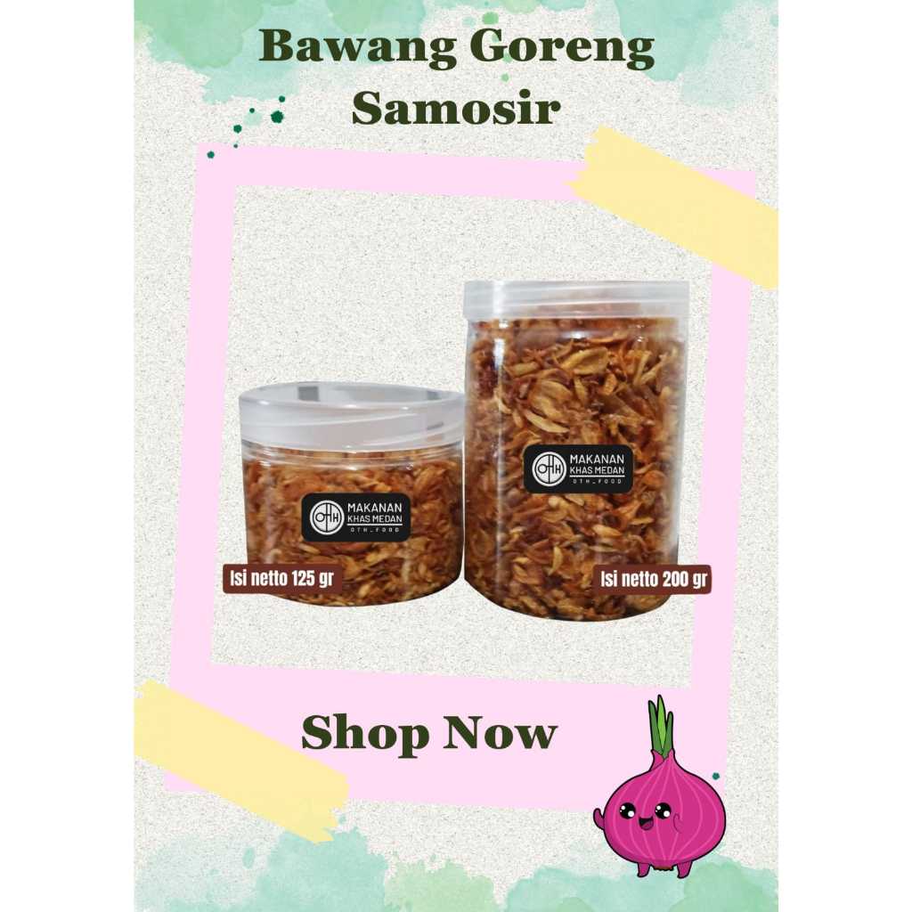 

Bawang Goreng Asli Renyah Medan - 200 gr