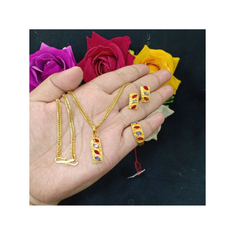 set garis, Perhiasan bali,Kalung bali, set perhiasan, perhiasan set kalung titanium,kuningan,xuping,