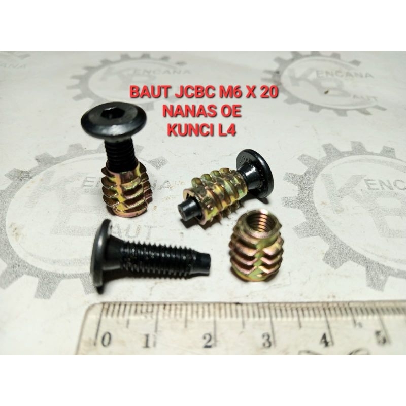 BAUT JCBC M6 X 20 NANAS OE / MEBEL/ FURNITURE/ KNOCKDOWN