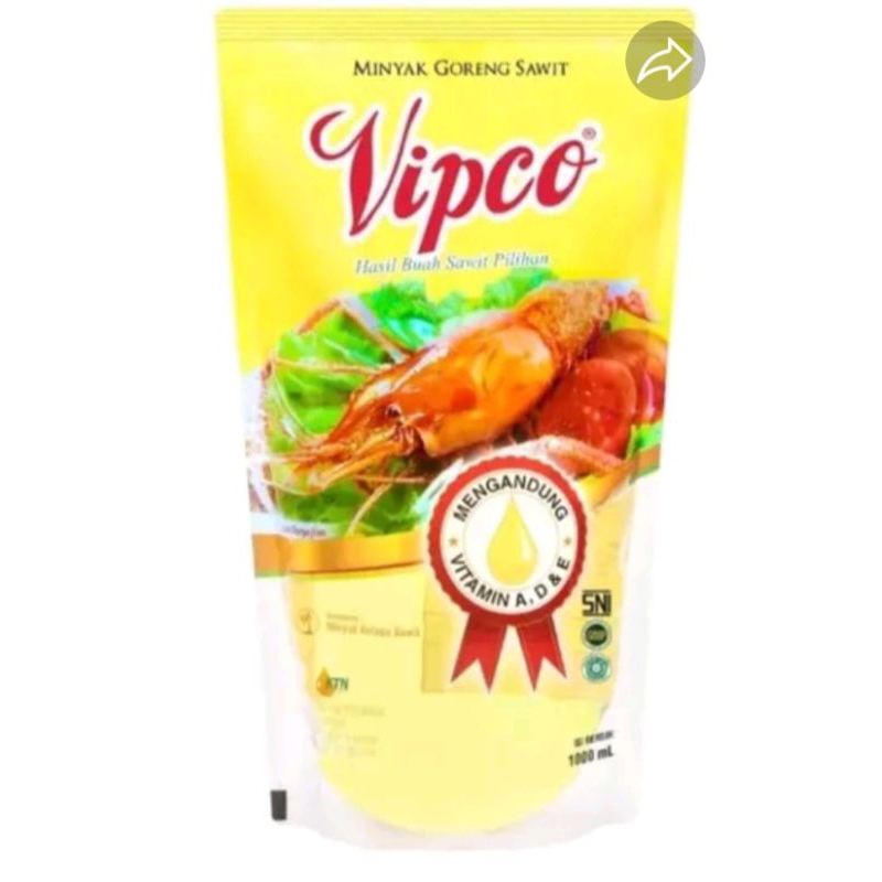 

Minyak goreng VIPCO 1 liter