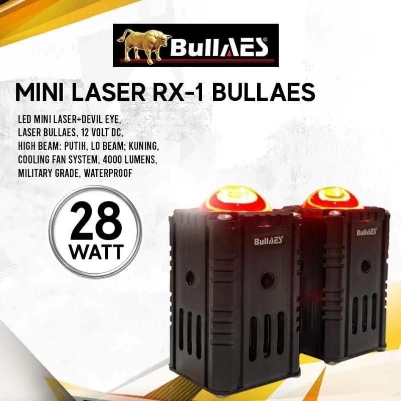 MINI LASER BULLAES RX 1 28 WATT