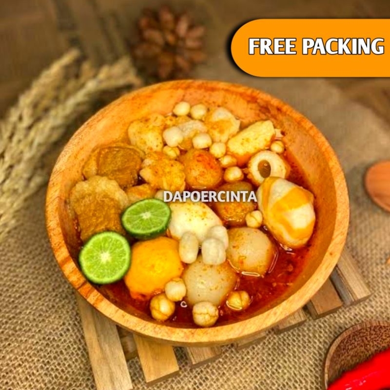 

Boci bakso aci seafood cinta khas garut porsi besar free packing