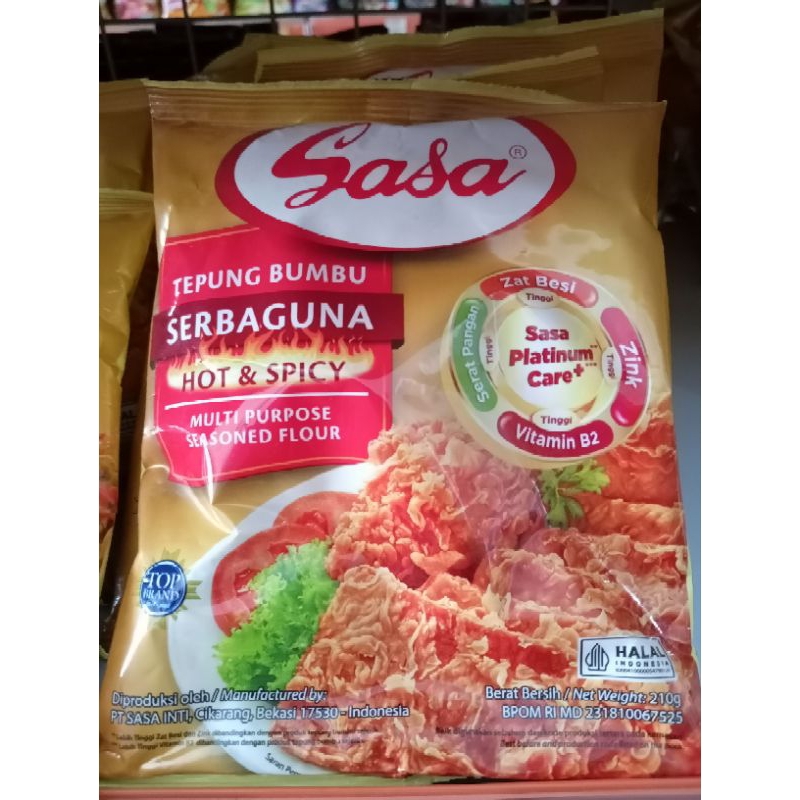 

Sasa Bumbu Serbaguna Hot & Spicy 210g