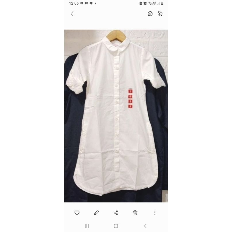 Tunik anak cewek cool girl size 12