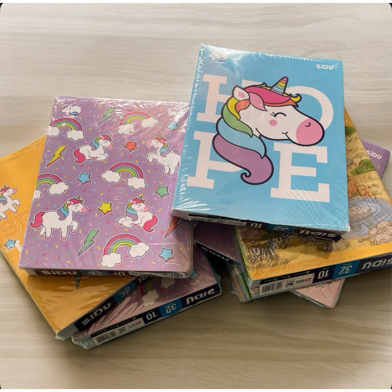 

Buku Tulis Sekolah SIDU/VISION 100℅ Original 1 Pak