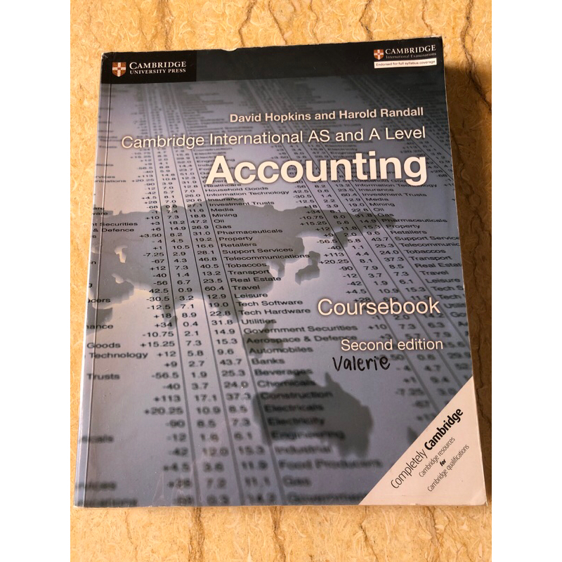 

buku Accounting AS A level preloved second edition