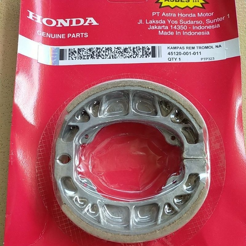 kampas rem belakang grand Supra Supra x grade A