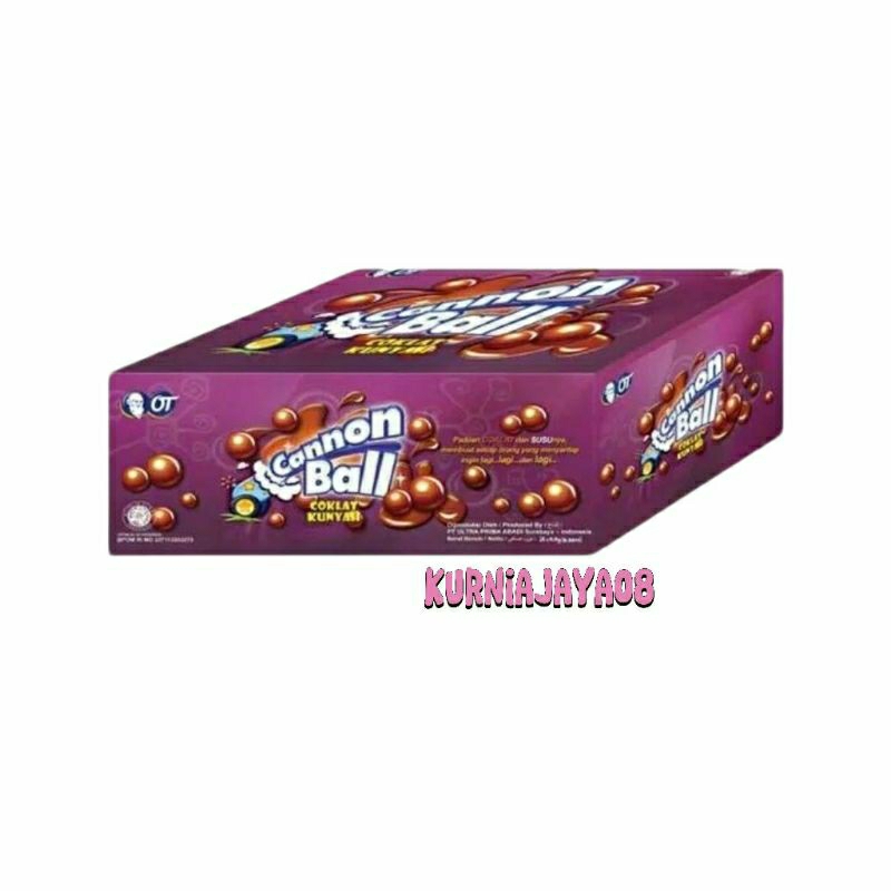 

Cannon Ball | cokelat kunyah [ 1 box 24 pcs ]