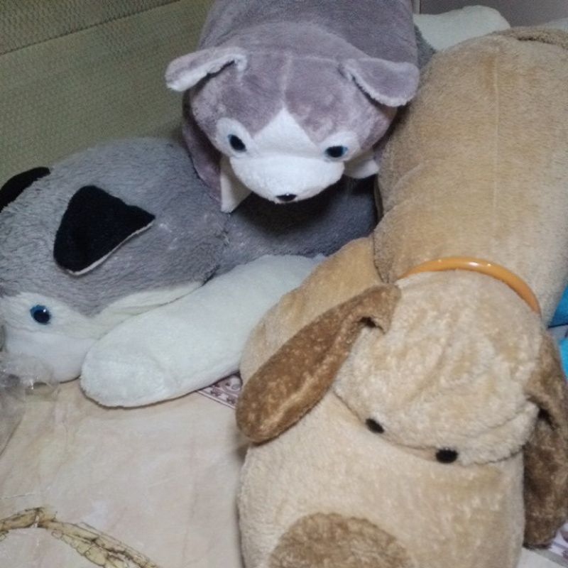 BONEKA ANJING REBAHAN BESAR