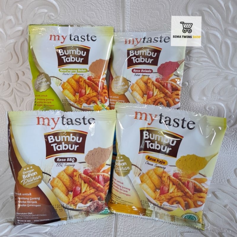 

My Taste BUMBU TABUR BBQ KEJU BALADO JAGUNG BAKAR 100GR