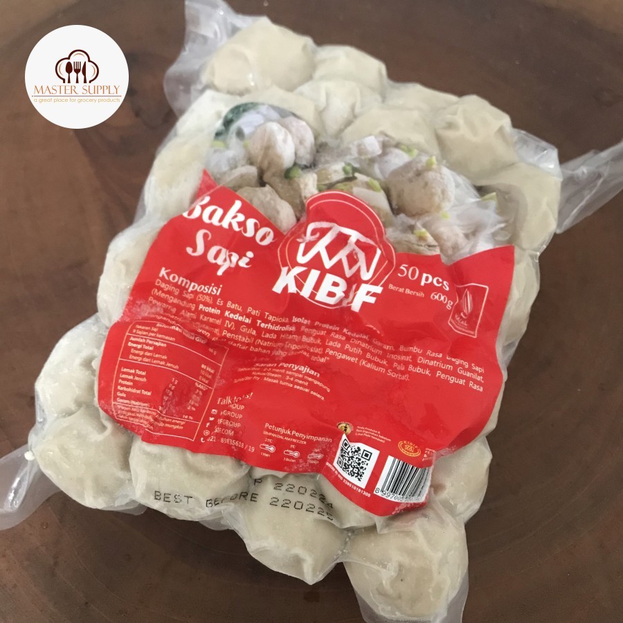 KIBIF BAKSO SAPI ISI 50 PCS 600 GR / BAKSO SAPI ENAK