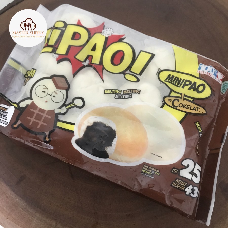 

KIPAO MINIPAO RASA COKLAT 430 GR / BEST SELLER MINIPAO