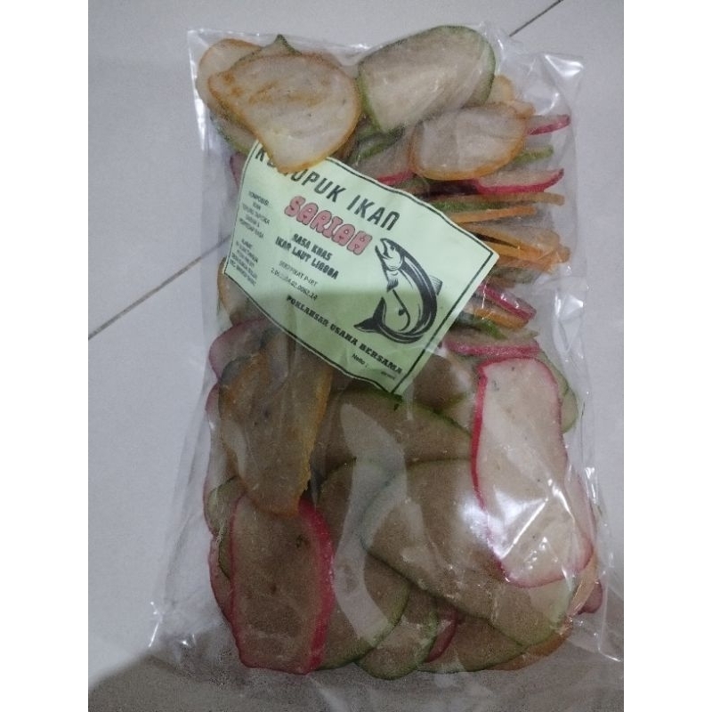 

kerupuk ikan asli Sariah