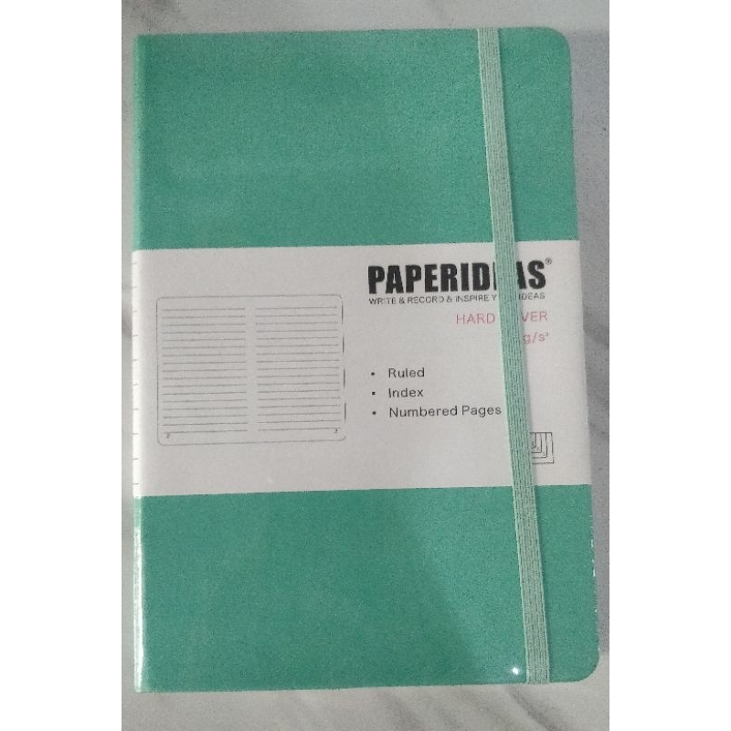 

PAPERIDEAS A5 LINED HardCover NOTEBOOK - Mint