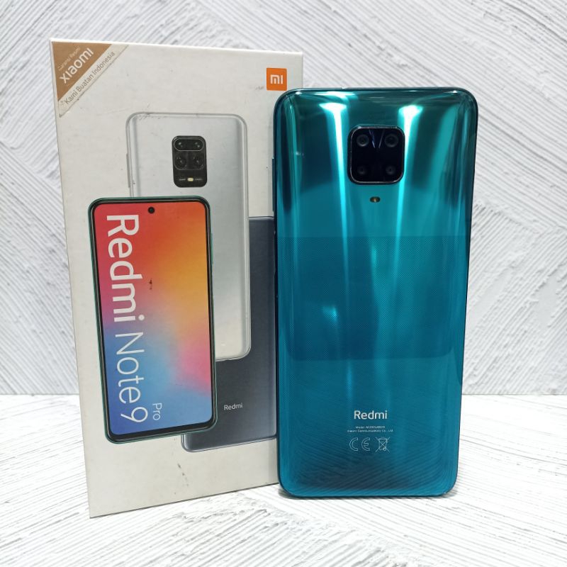 Redmi Note 9 Pro 8/128 GB Handphone Bekas Second Fullset