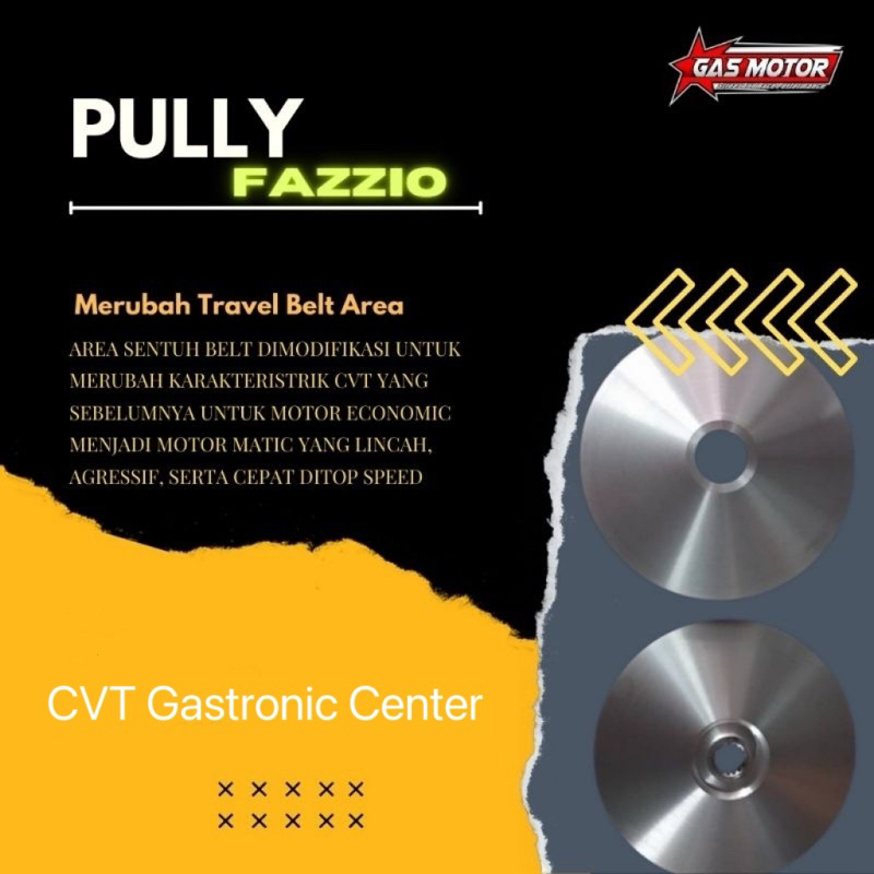 pulley yamaha Fazzio, Grand filano gastronic by gasmotor