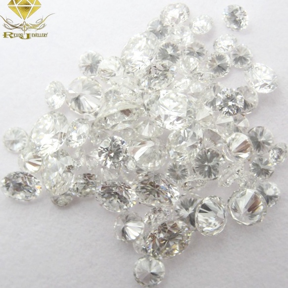 Khusus hari ini GARANSI Batu Berlian Eropa ASLI Natural Diamond Putih Tabur 2mm Gugur 25 Murah Bukan