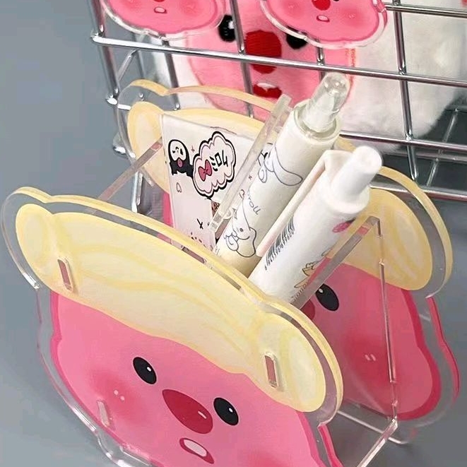 

Pororo series loopy character berang lucu akrilik acrylic tempat pensil stationery meja