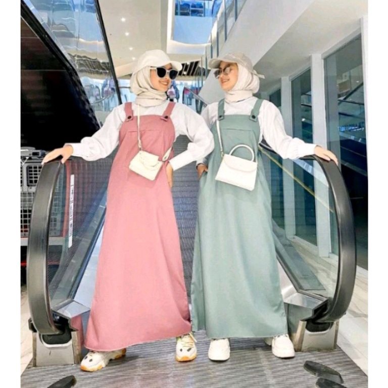 Booming TERMURAH BAJU KODOK OVRALL SAKU DEPAN KEKINIAN BAJU ANAK REMAJA FASHION WANITA MUSLIMAH