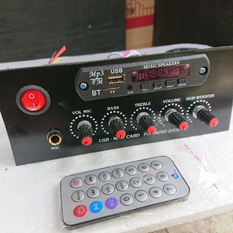 kit module speaker aktif mono tip mospek plus Mp3 bluetooth